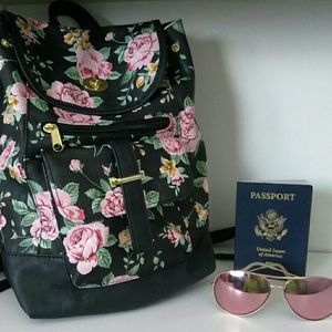 Floral backpack